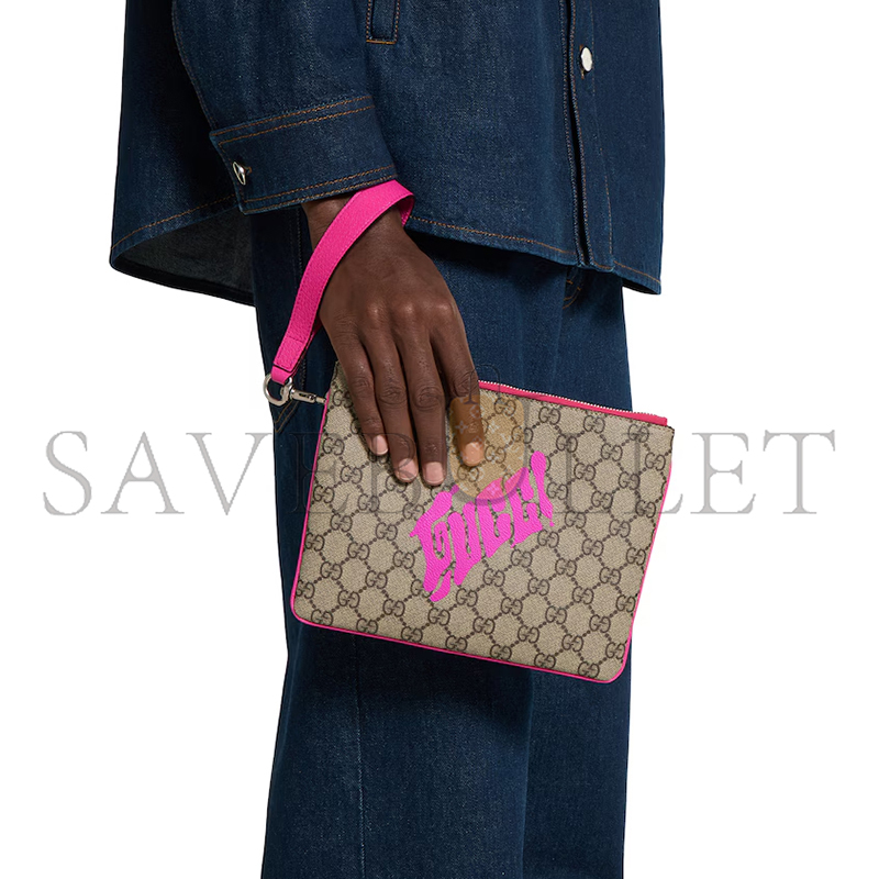 G*u*i small pouch with print 838753 (23*17*1.5cm)