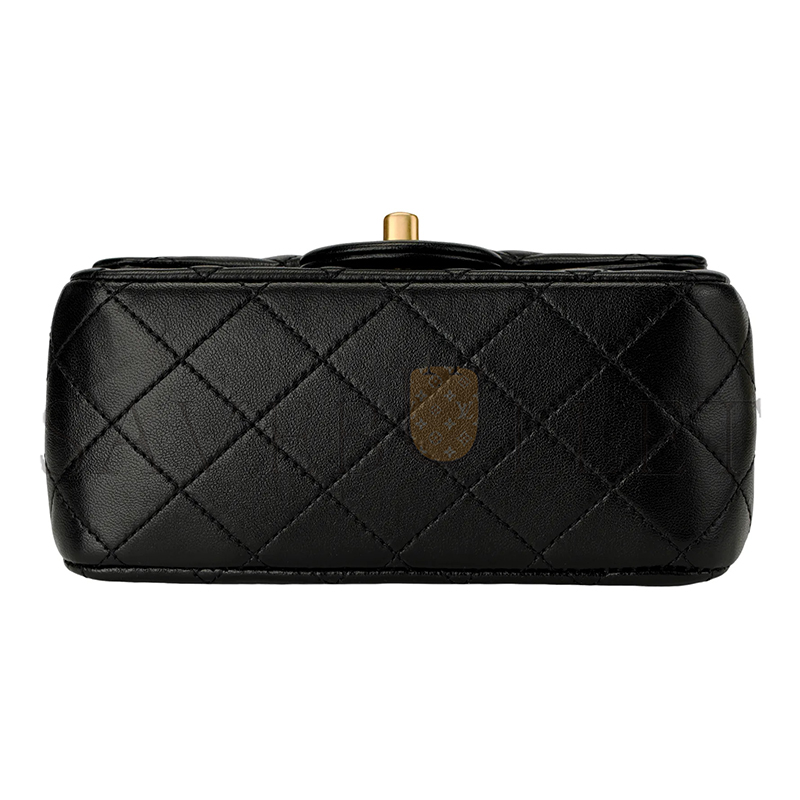 Ch*el master little gold ball square flap bag as1786 (17*13.5*8cm)