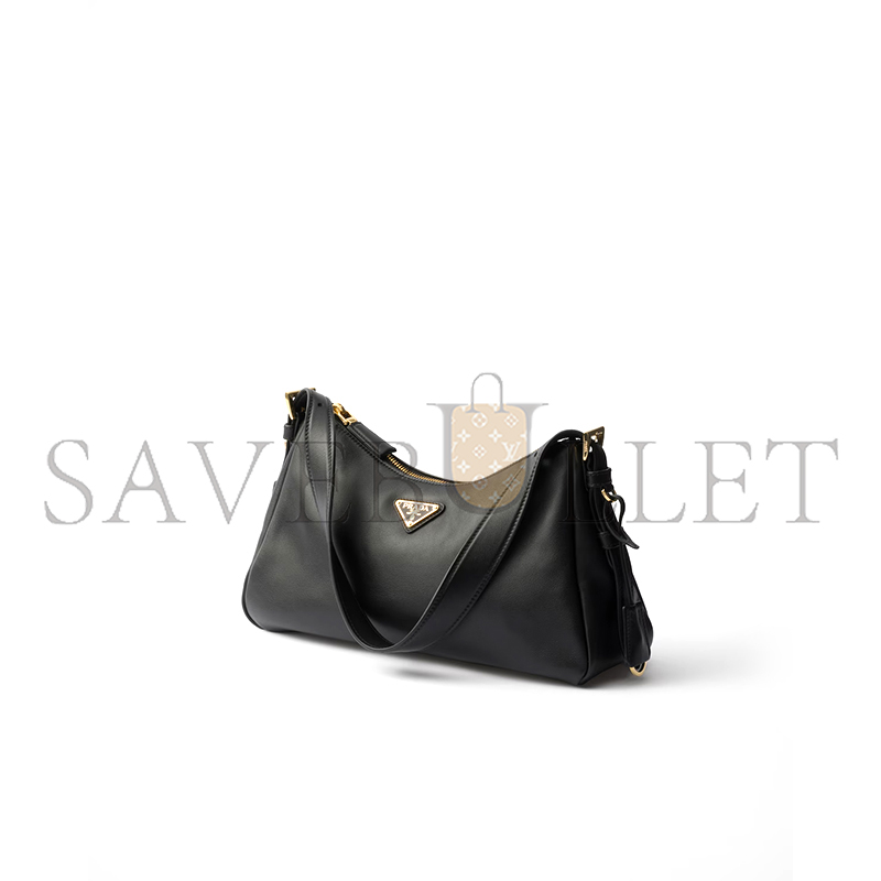Pra*a aimÉe medium leather shoulder bag 1bc229 (31*18*10cm)
