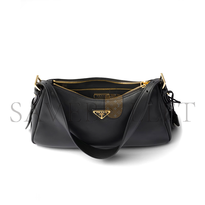 Pra*a aimÉe medium leather shoulder bag 1bc229 (31*18*10cm)