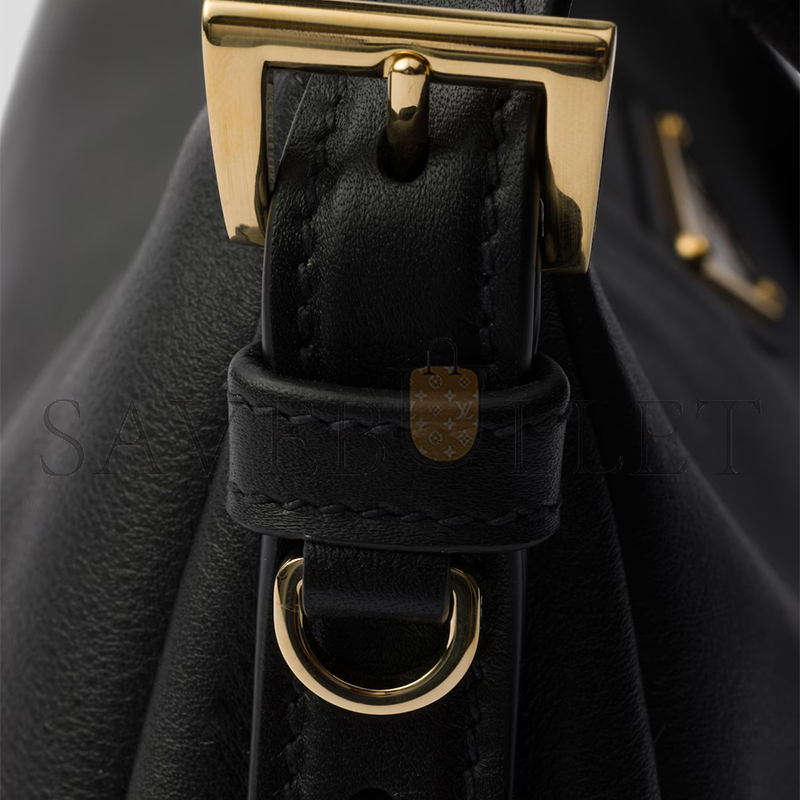Pra*a aimÉe medium leather shoulder bag 1bc229 (31*18*10cm)