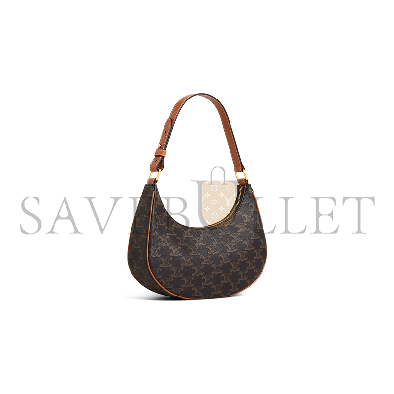 Ce**e ava bag in triomphe canvas and calfskin 193952bzj.04lu (23*14*7cm)