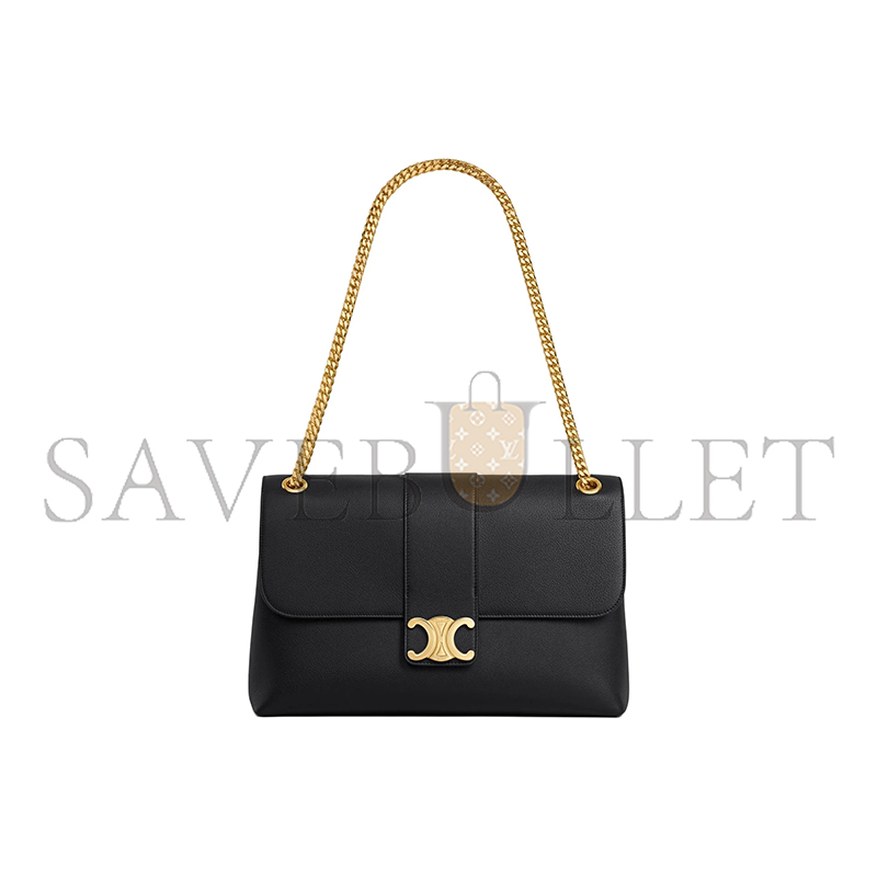 Ce**e medium shoulder bag in victoire soft cowhide 115853fdu.38no (25*15*8cm)