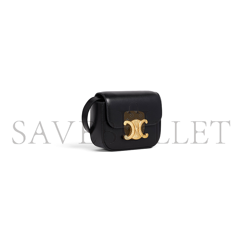 Ce**e mini claude in shiny calfskin 10i513dpv.38no (11*8*4cm)