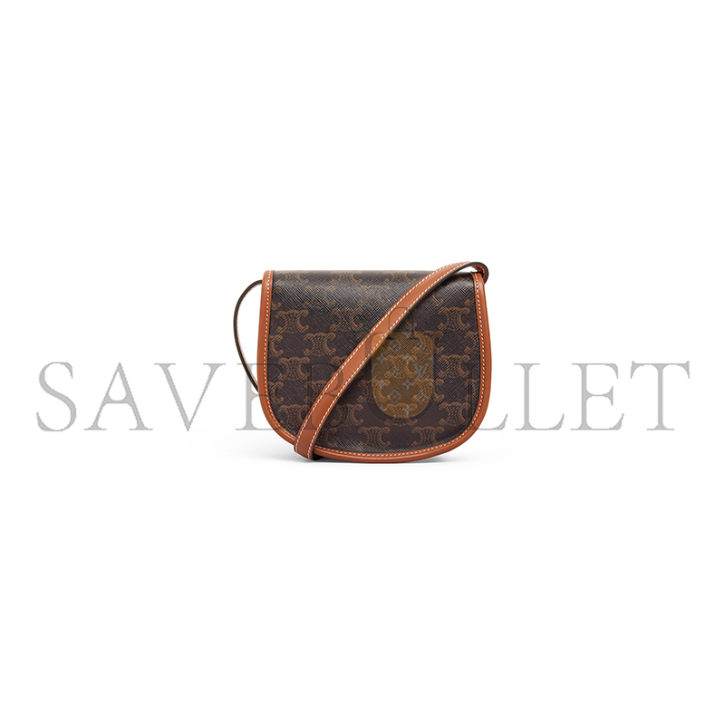 Ce**e mini besace in triomphe canvas and calfskin 196702bzj.04lu (15*11*4cm)