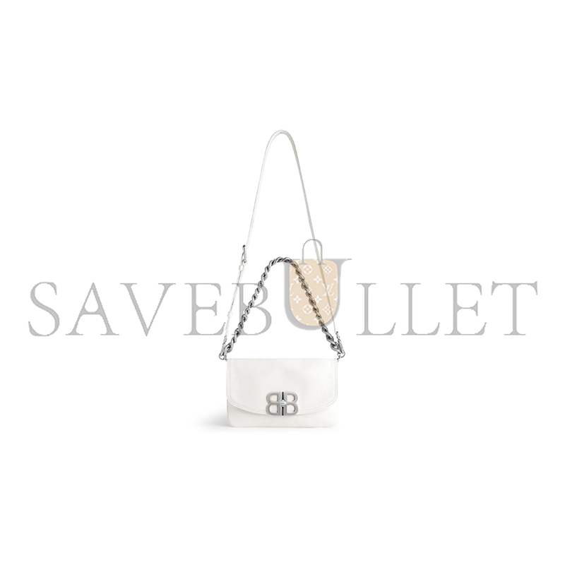 Ba1en*iaga small bb soft in white 7485982aaiy9001 (24*14cm)