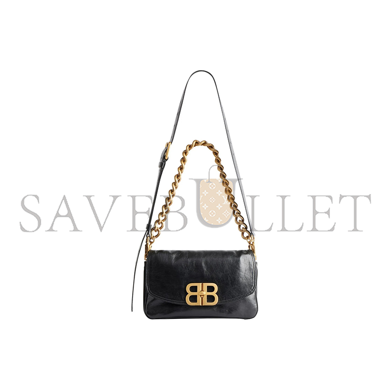 Ba1en*iaga small bb soft in black 7485982aaiz1000 (24*14cm)