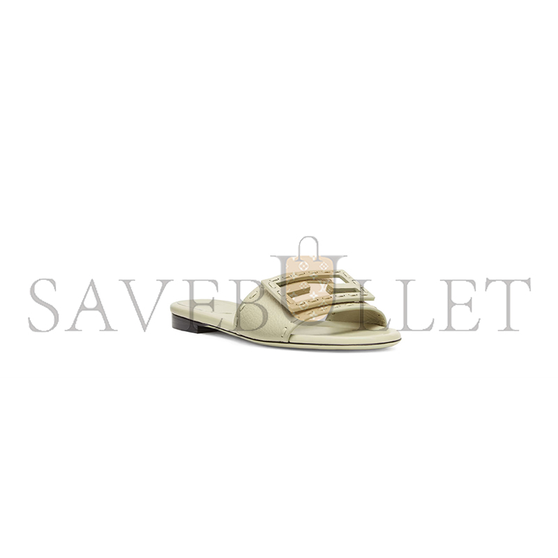 F**di baguette green selleria slides 8r8136aqy2f1stv