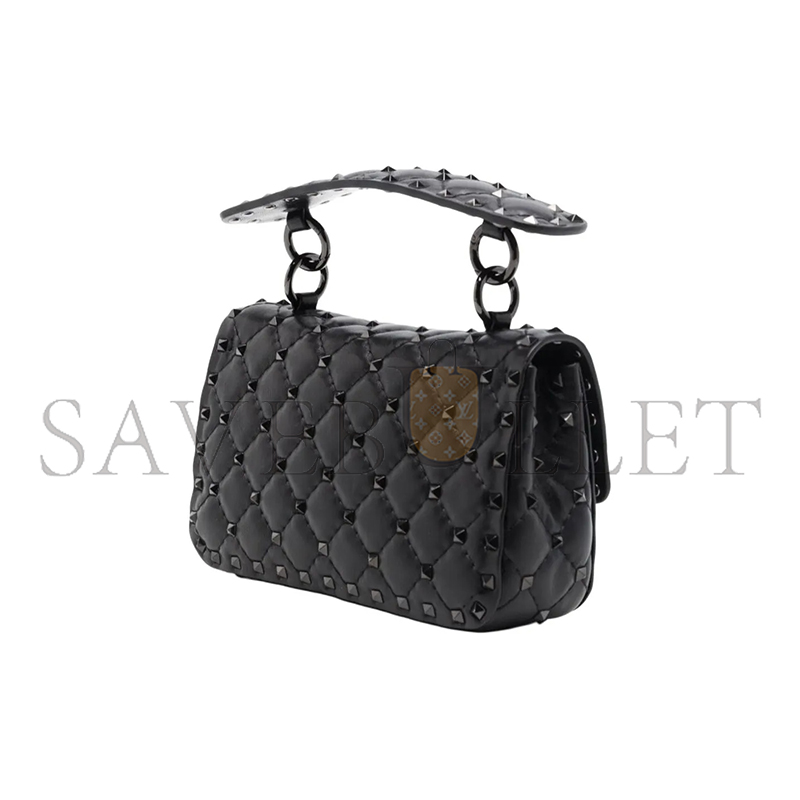 Va1e*ntin0 small nappa rockstud spike bag 3w2b0123slc0no (20*11.5*5cm)
