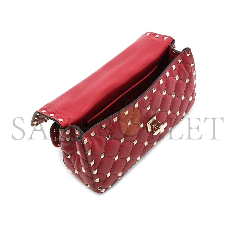 Va1e*ntin0 small nappa rockstud spike bag w2b0123napwu3 (20*11.5*5cm)