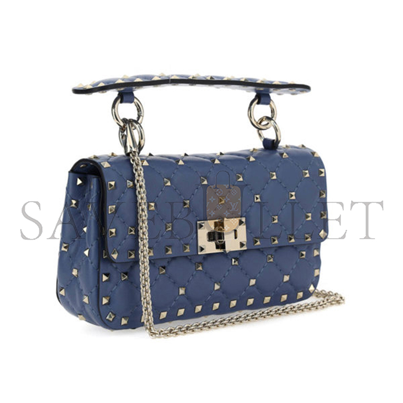 Va1e*ntin0 small nappa rockstud spike bag w2b0123napwu4 (20*11.5*5cm)