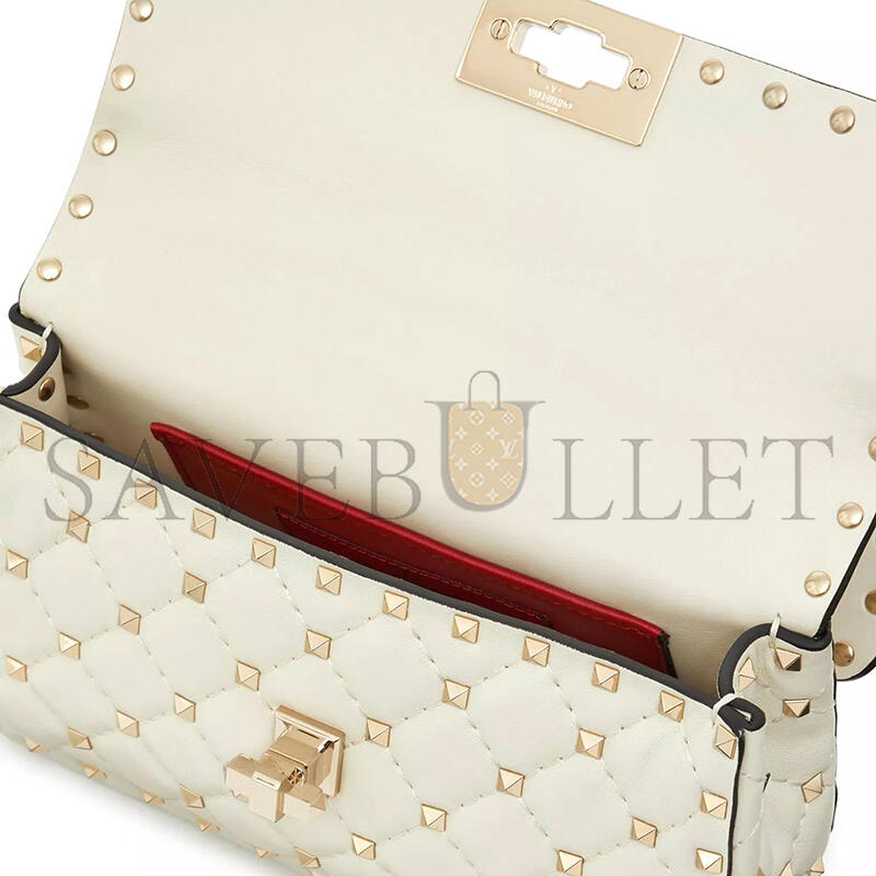Va1e*ntin0 small nappa rockstud spike bag 5w2b0123napi16 (20*11.5*5cm)