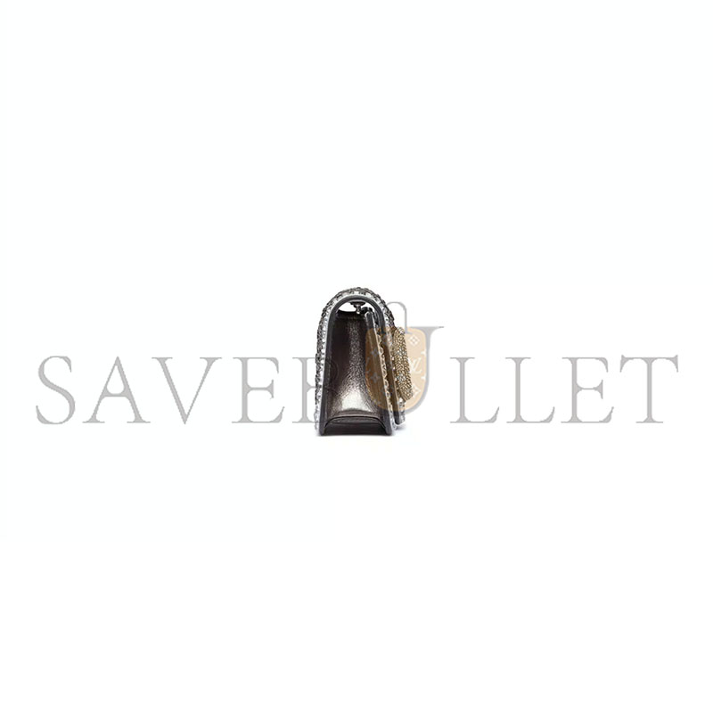 Va1e*ntin0 small Va1e*ntin0 garavani locÒ shoulder bag with rhinestones 3w0b0k53jfn_zqg (20*11*5cm)
