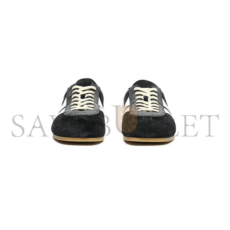 dr1e3 van N0t*n leather marathon sneaker in black 251-011701
