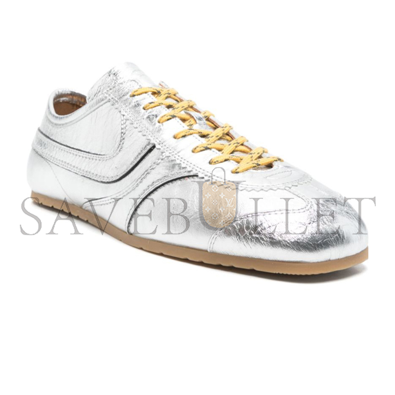 dr1e3 van N0t*n metallic crinkled leather sneakers ms2511500