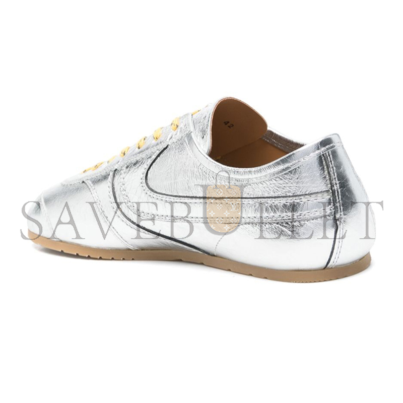 dr1e3 van N0t*n metallic crinkled leather sneakers ms2511500