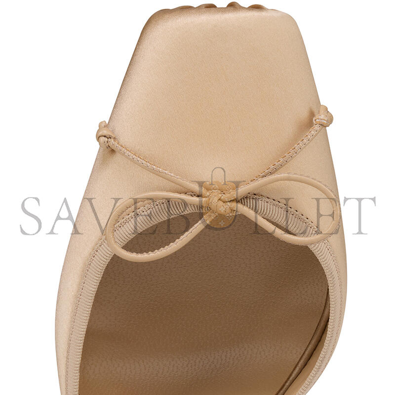 Chr1st1an louboutin cassia lace up100 mm strappy pumps crepe satin nude 1 women 1250498n247