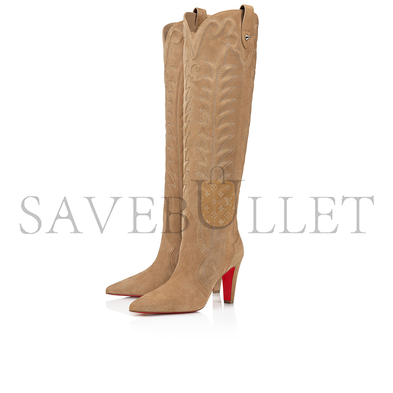 Chr1st1an louboutin santia botta85 mm boots veau velours lionne women 3240899f486