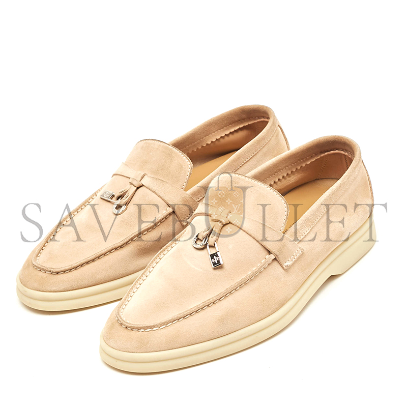 L0r0 P1ana beige suede summer charms walk loafers fae5444d0ee