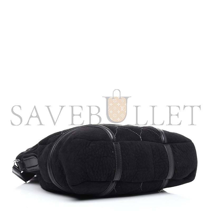 Ch**el master suede quilted rodeo drive hobo black 744000 (36*33*10cm)