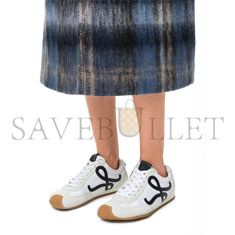 L0ew* ballet runner 2.0 in nylon and calfskin llbr282x01