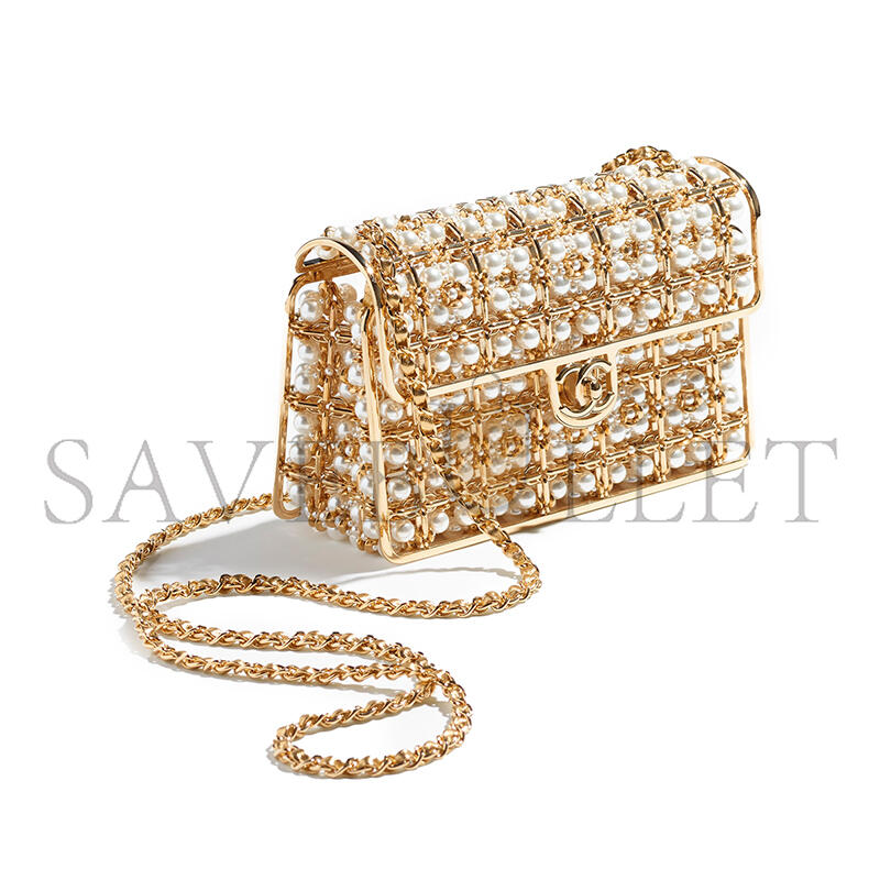 Ch**el master 23s classic flap evening bag as4076 (17*11*6cm)