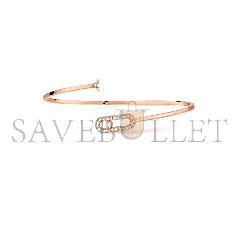 Mes1kaa rose gold move d1am0nd bracelet 11134-rg