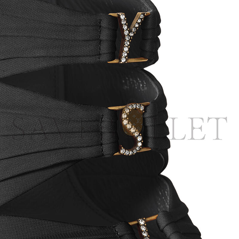 Y51 emilie mules in satin crepe 859545aaf4g1097
