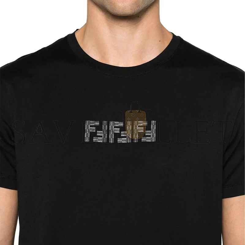 F**di ff labyrinth crew neck t-shirt