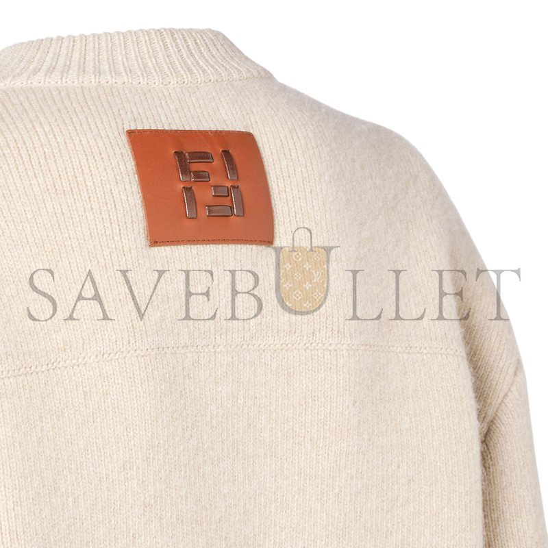 F**di jacket white wool jacket fzj600aym2f1ukm