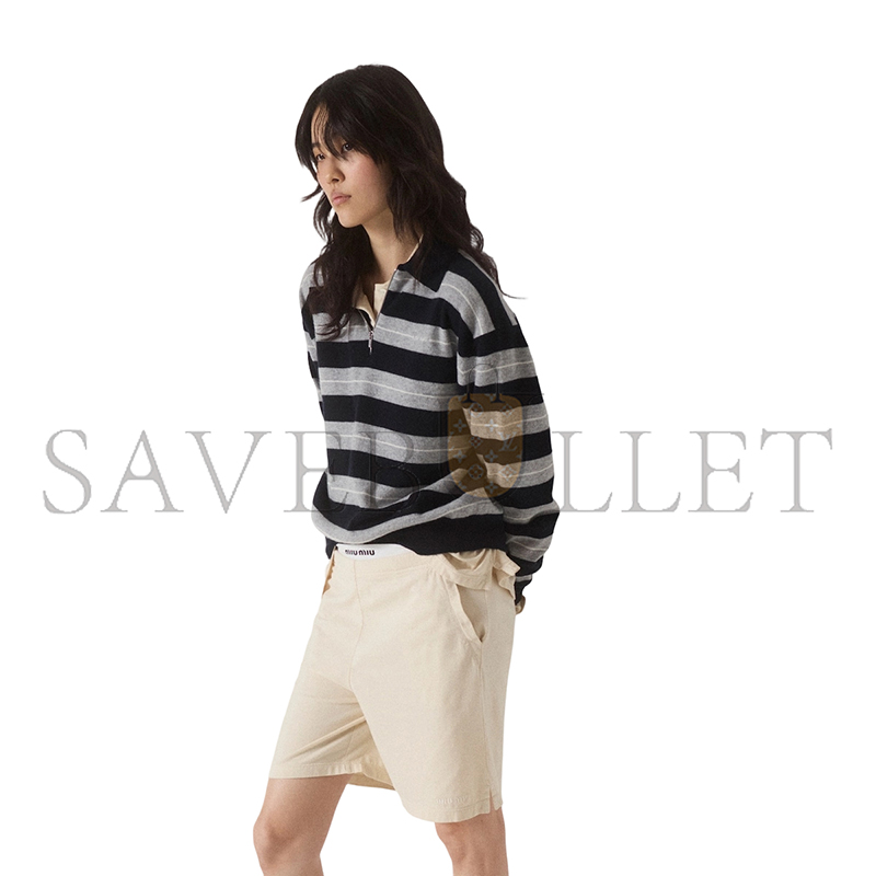 M1v M1v cashmere polo shirt mml02h