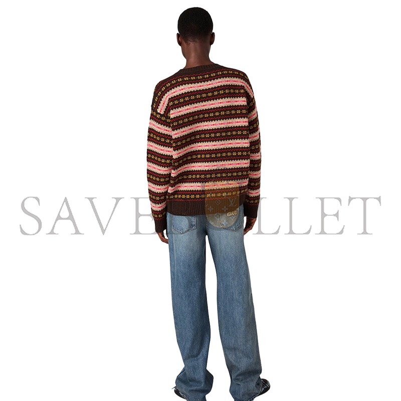 M1v M1v wool crew-neck sweater mml01r