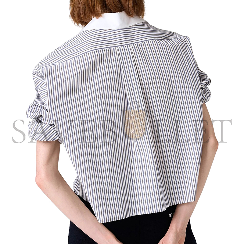 M1v M1v striped poplin shirt mk1971