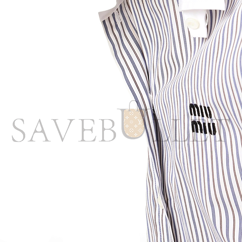 M1v M1v striped poplin shirt mk1971