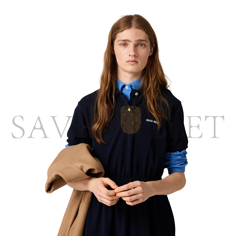 M1v M1v cotton piquÉ dress mf5985