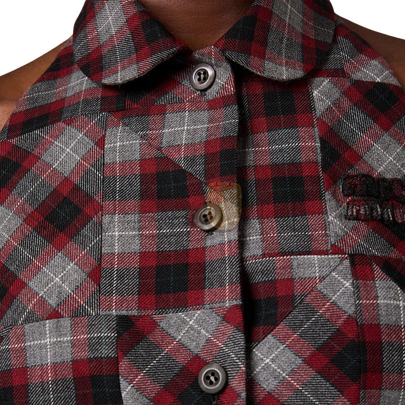 M1v M1v tartan patchwork top mt2170
