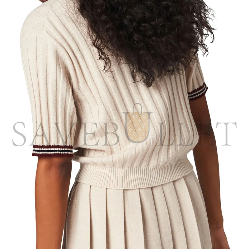 M1v M1v cashmere knit polo shirt mml878