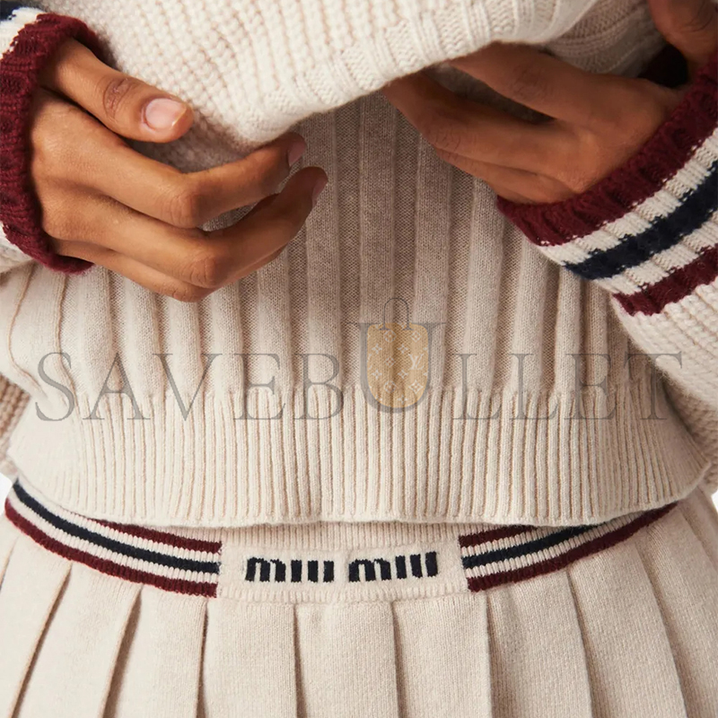 M1v M1v cashmere knit polo shirt mml878