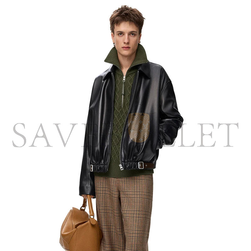 LOEWE BELTED JACKET IN NAPPA LAMBSKIN H526Y34L93