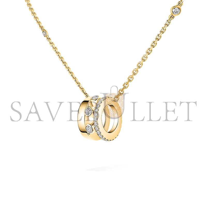 Mes1kaa move romane pendant necklace yellow gold d1am0nd necklace 07158-yg