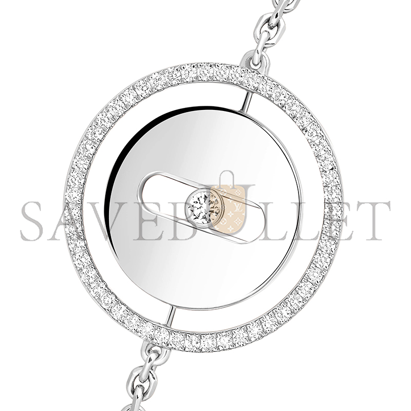 Mes1kaa lucky move bracelet small white gold d1am0nd bracelet 07540-wg