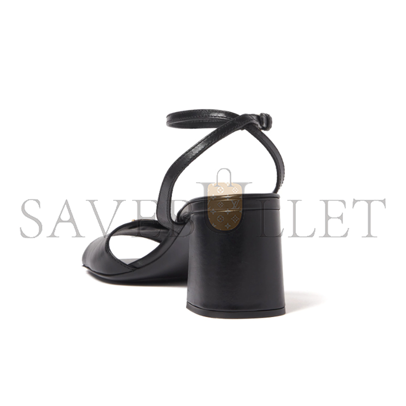 Pra*a nappa leather sandals