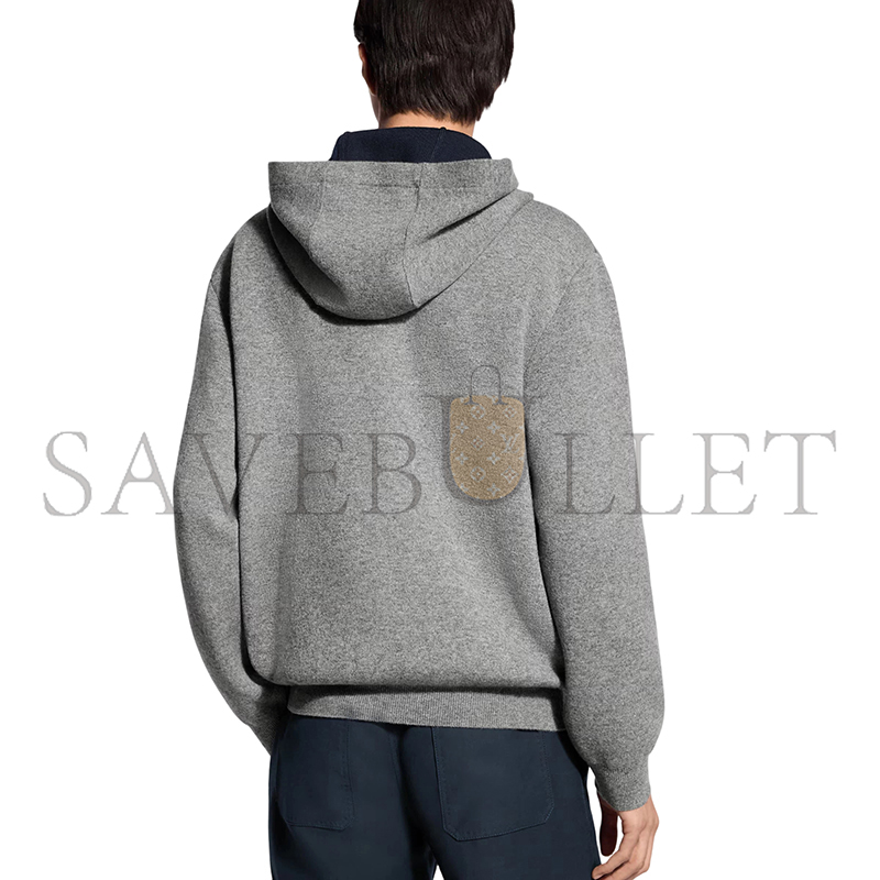 LOUIS VUITTON SIGNATURE DOUBLE FACE CASHMERE HOODIE 1AJSNY