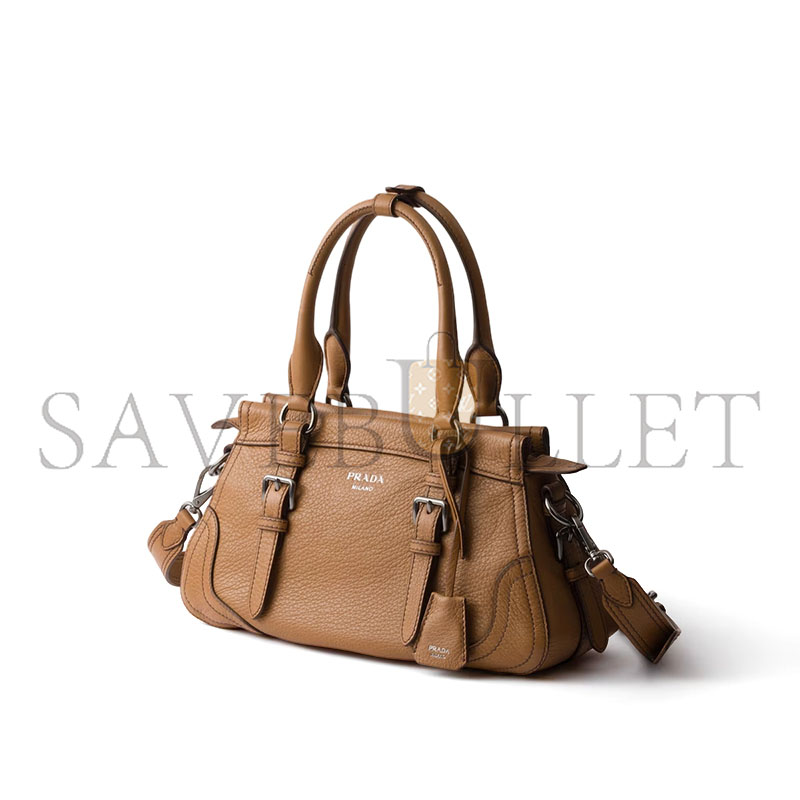 Pra*a large leather tote bag 1bg604 (35*22*11cm)