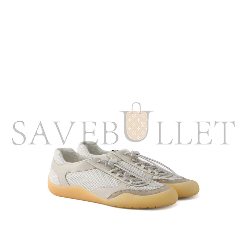 Pra*a speedrock leather and mesh sneakers 2ee468
