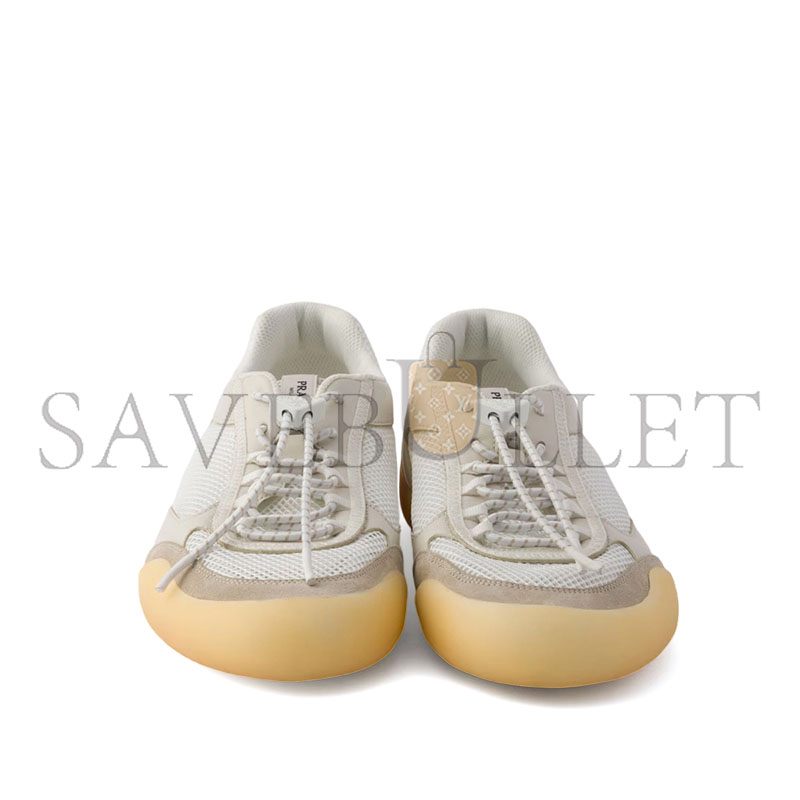 Pra*a speedrock leather and mesh sneakers 2ee468