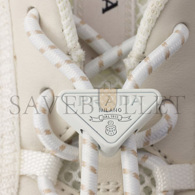 Pra*a speedrock leather and mesh sneakers 2ee468