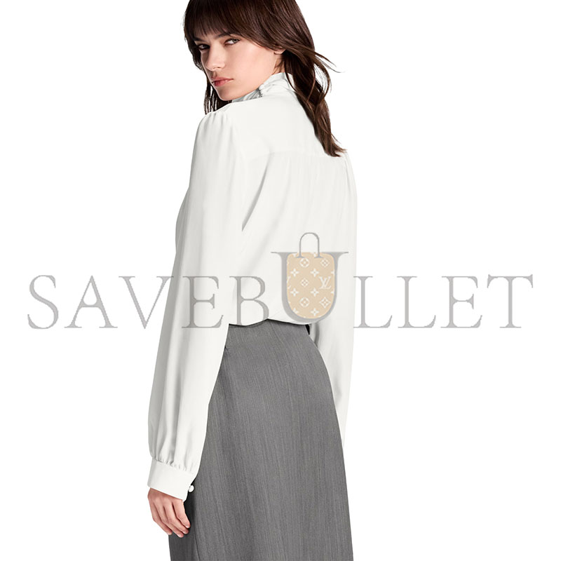 LOUIS VUITTON DOUBLE-BREASTED WRAP TOP 1AJFKZ