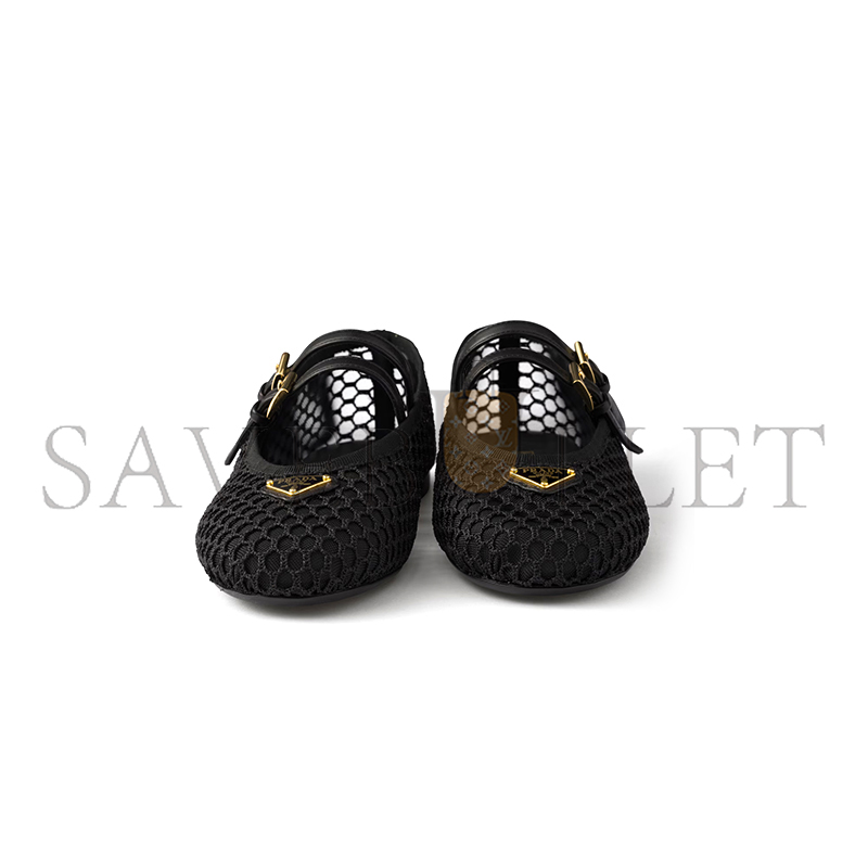 Pra*a mesh fabric ballerinas 1f915n