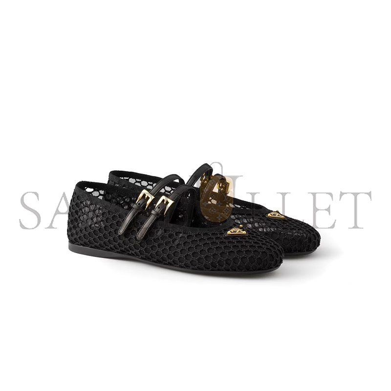 Pra*a mesh fabric ballerinas 1f915n